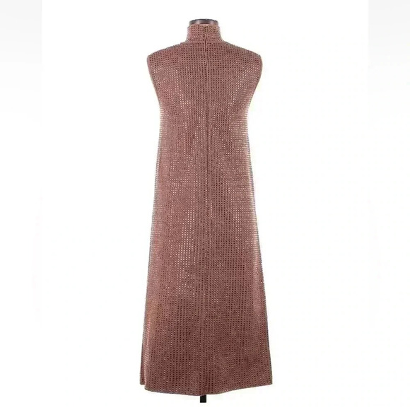 Bottega Veneta Turtleneck Sweater Dress 42 6 S Cut Out Midi Embellished $5650 - Picture 4 of 16